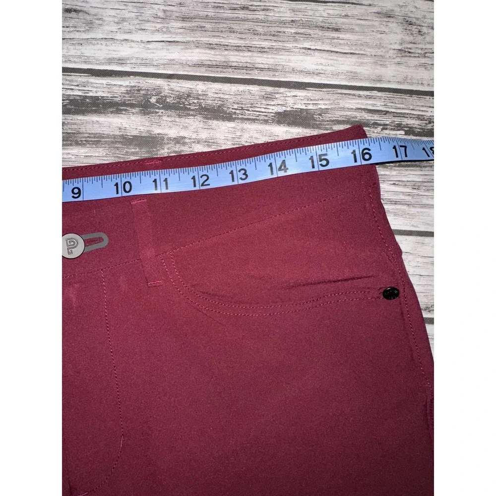 Public Rec Pants Mens 32x29 (Tag 32/32) Workday 5 Pocket Chino‎ Stretch Burgandy